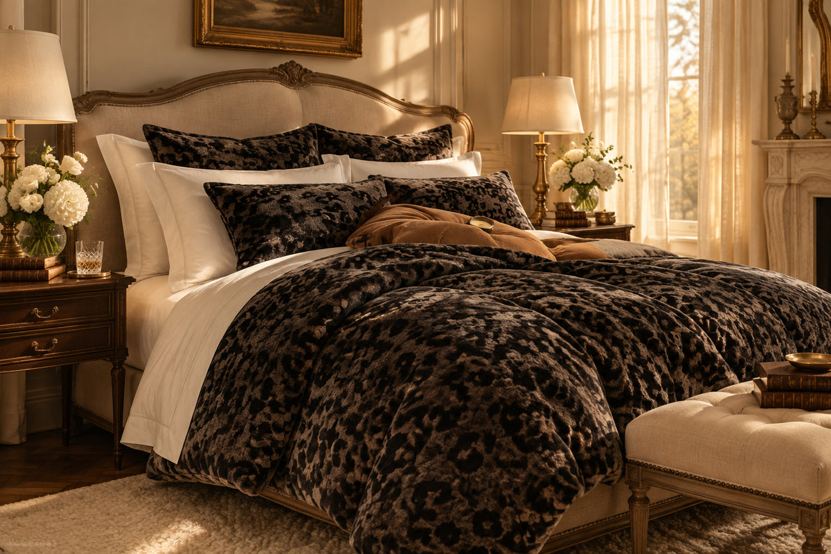 Velvet Reverie Four-Piece Bedding Set
