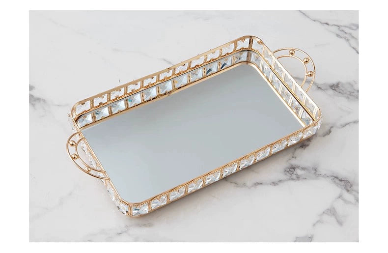 Light Luxury Style Crystal Tissue Box