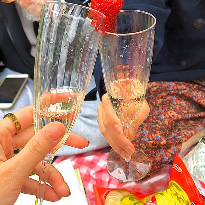 210ml 8 PCs Banquet Bubble Wash-Free Champagne Glass Julia M Home & Kitchen