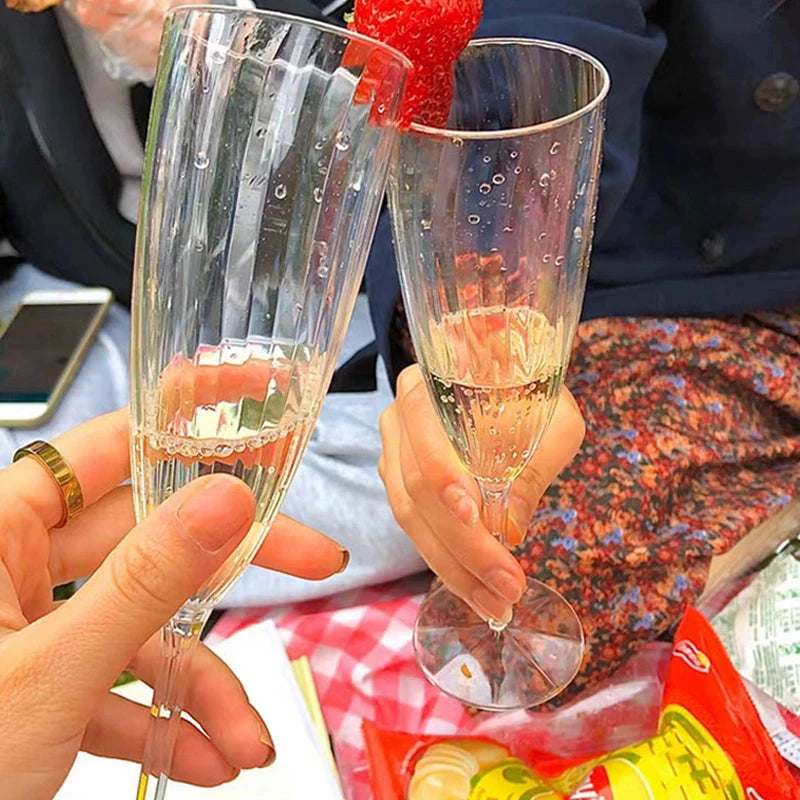 210ml 8 PCs Banquet Bubble Wash-Free Champagne Glass Julia M Home & Kitchen