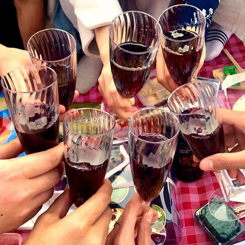 210ml 8 PCs Banquet Bubble Wash-Free Champagne Glass Julia M Home & Kitchen