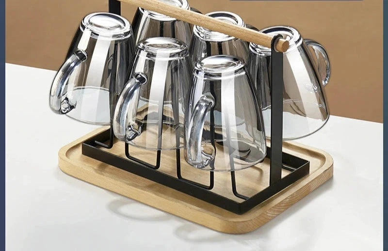 Julia M Lifestyles 380ml Drop-Resistant Tempered Glass Mug Julia M Home & Kitchen