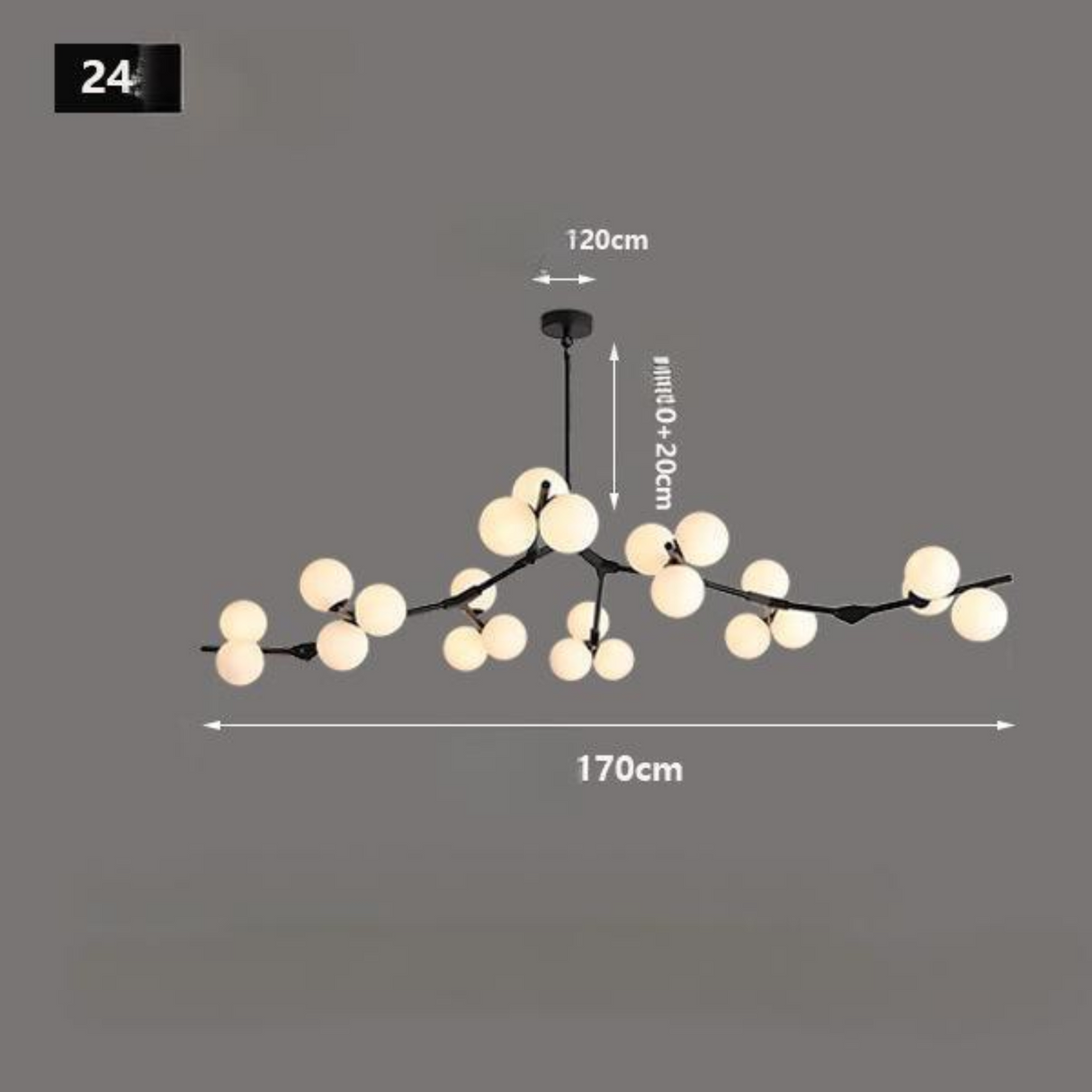 Modeling Chandelier Glass Magic Bean Molecular Lamp - Julia M LifeStyles