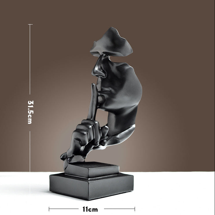 The Contemplative Abstract Figure