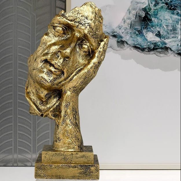 The Contemplative Abstract Figure