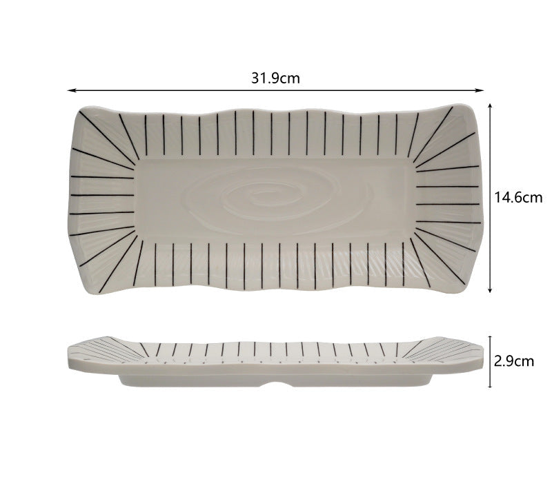 Sora Stripe Melamine Tableware