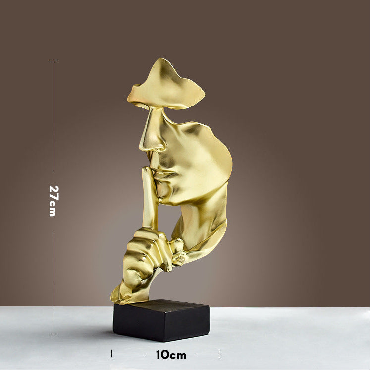 The Contemplative Abstract Figure