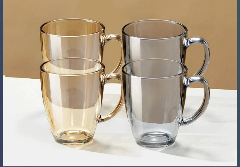 Julia M Lifestyles Drop-Resistant Tempered Glass Mug 380ml - Julia M LifeStyles