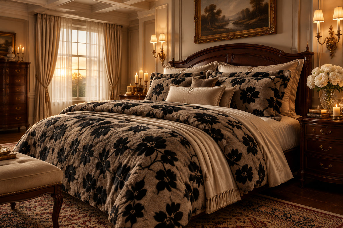 Velvet Reverie Four-Piece Bedding Set
