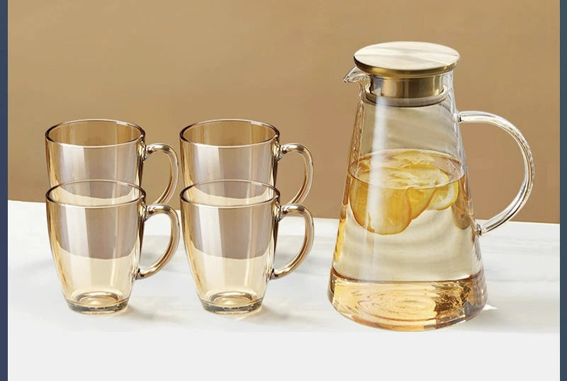 Julia M Lifestyles Drop-Resistant Tempered Glass Mug 380ml - Julia M LifeStyles