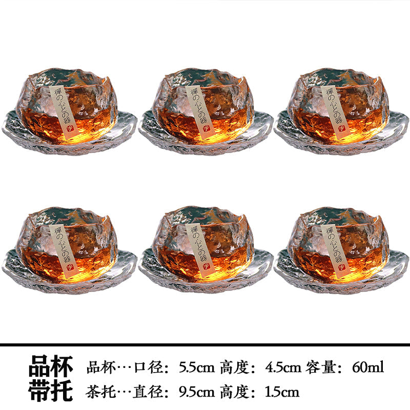 Handmade Retro Japanese Style Mini Glass Tea Cup Julia M Home & Kitchen