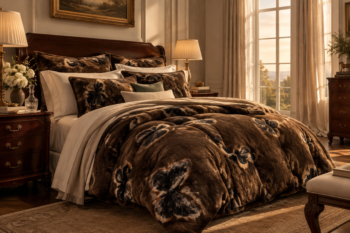 Velvet Reverie Four-Piece Bedding Set