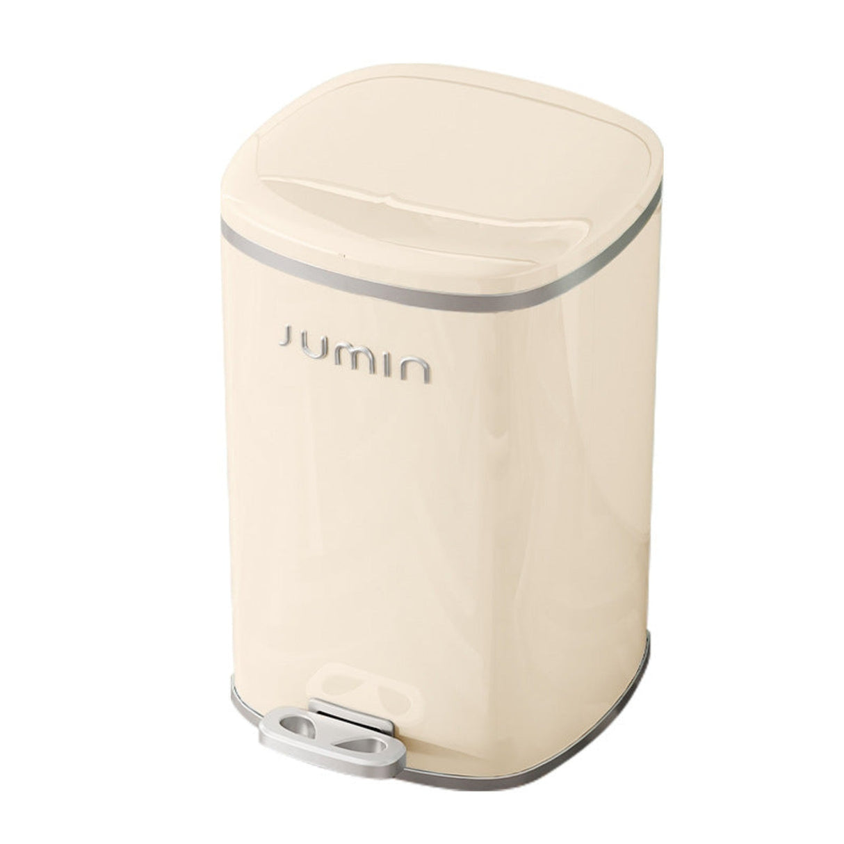Elegant Foot-Operated Trash Can with Lid by Julia M LifeStyles Julia M Home & Kitchen