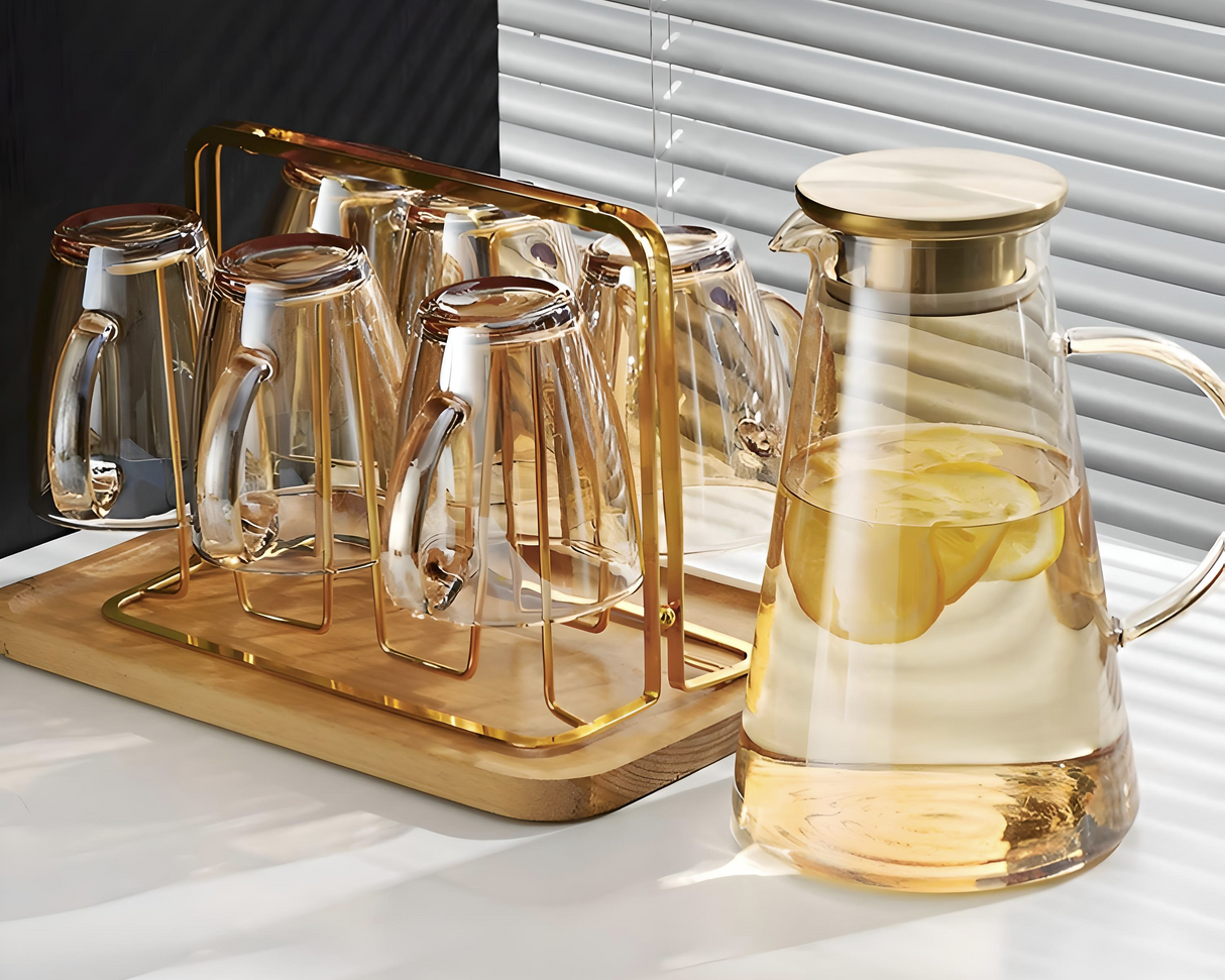 Julia M Lifestyles 380ml Drop-Resistant Tempered Glass Mug Julia M Home & Kitchen