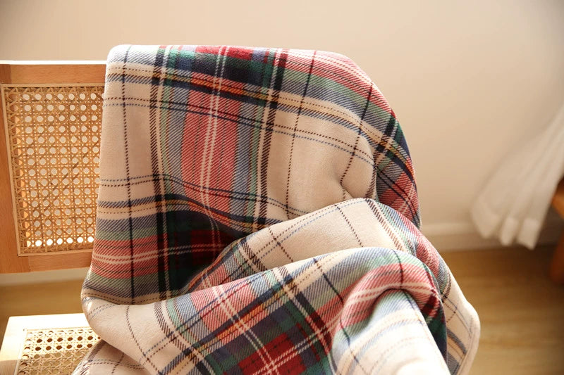 Scandinavian Winter Luxe Coral Fleece Throw Blanket Julia M LifeStyles