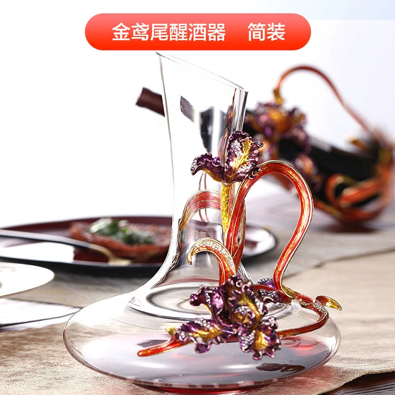 Luxury Crystal Red Wine Decanter Set with Cups by Julia M Home & Kitchen Julia M LifeStyles