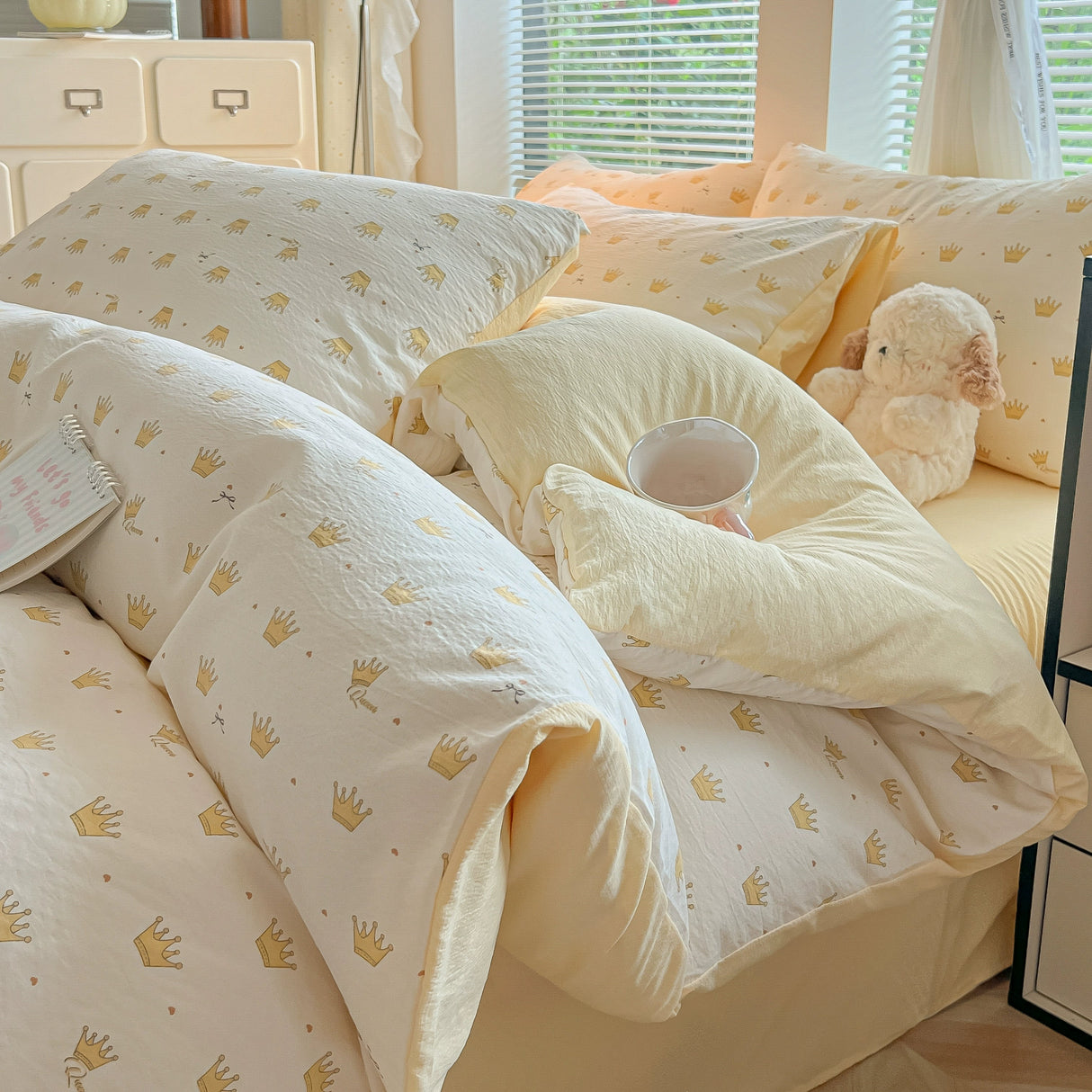 Class A Four-Piece Bedding Set Pure Cotton All Cotton All Year Round Quilt Cover Bed Sheets Quilt Cover Bed Student Dormitory Three-Piece Set Fitted Sheet 4 Julia M LifeStyles