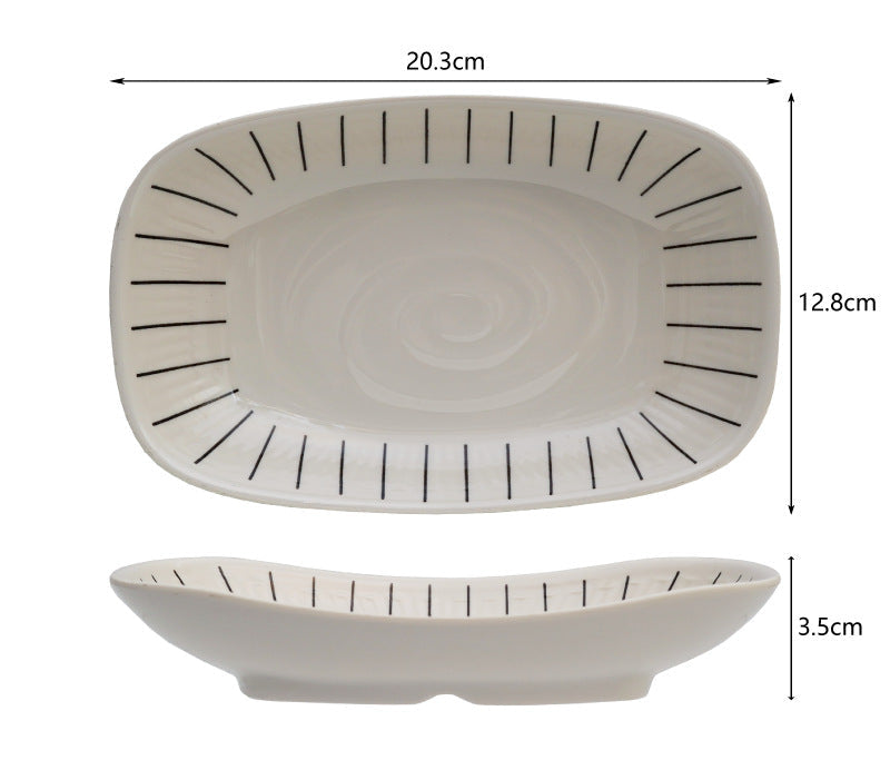 Sora Stripe Melamine Tableware