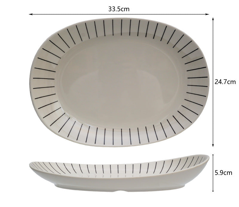 Sora Stripe Melamine Tableware