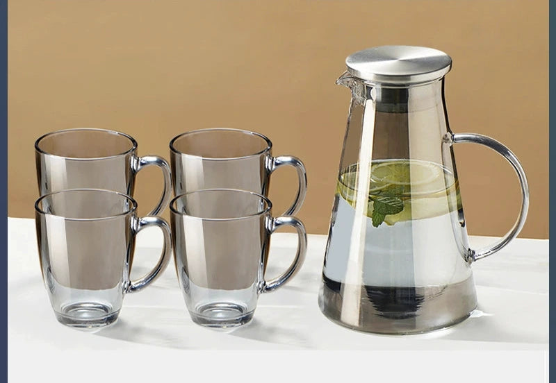 Julia M Lifestyles Drop-Resistant Tempered Glass Mug 380ml - Julia M LifeStyles