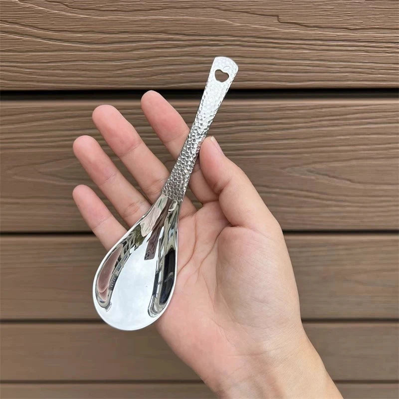 Retro Hammer Point Stainless Steel Spoon for Stylish Dining Julia M LifeStyles
