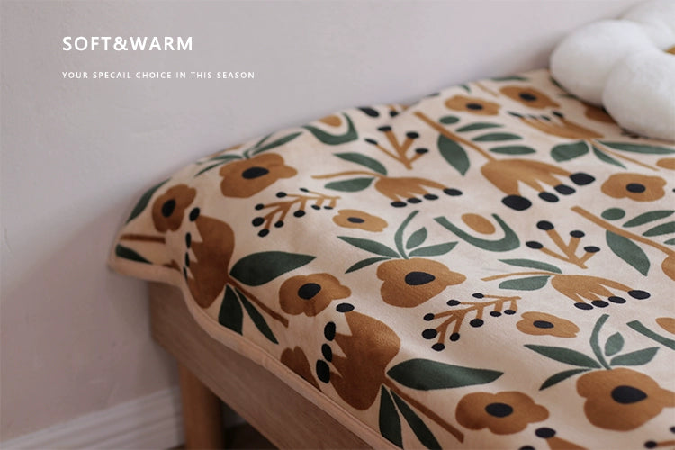 Scandinavian Winter Luxe Coral Fleece Throw Blanket Julia M LifeStyles