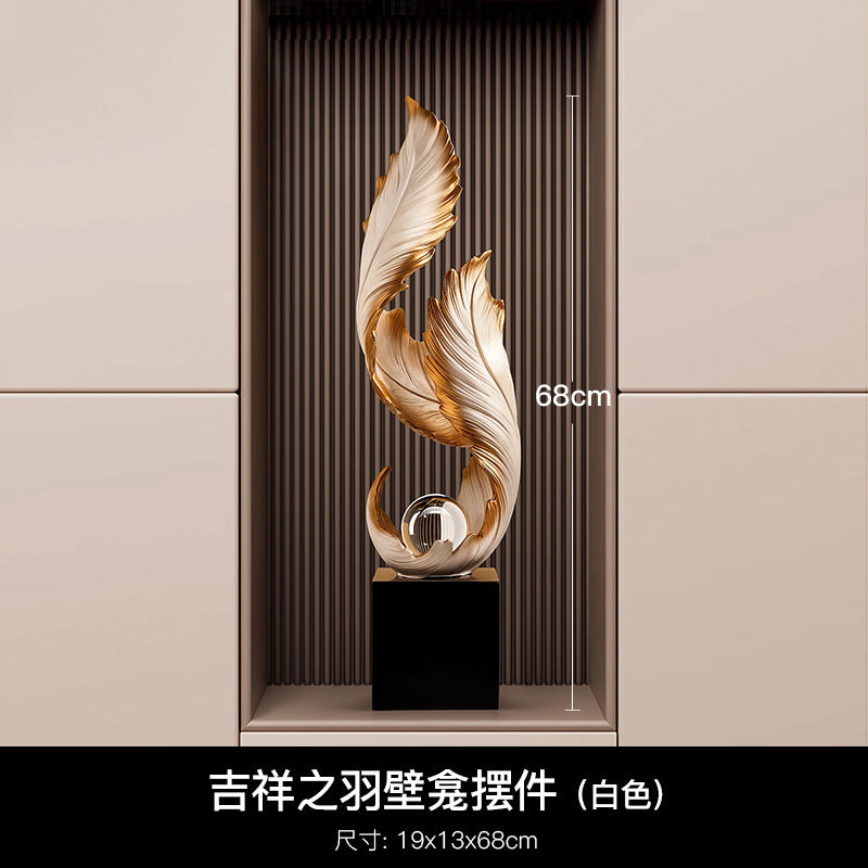 New Chinese-Style Entrance Foyer Wall Niche, Auspicious Wine Cabinet Decorations, Ornaments for the Living Room Next to the Tv Cabinet, Housewarming Gift