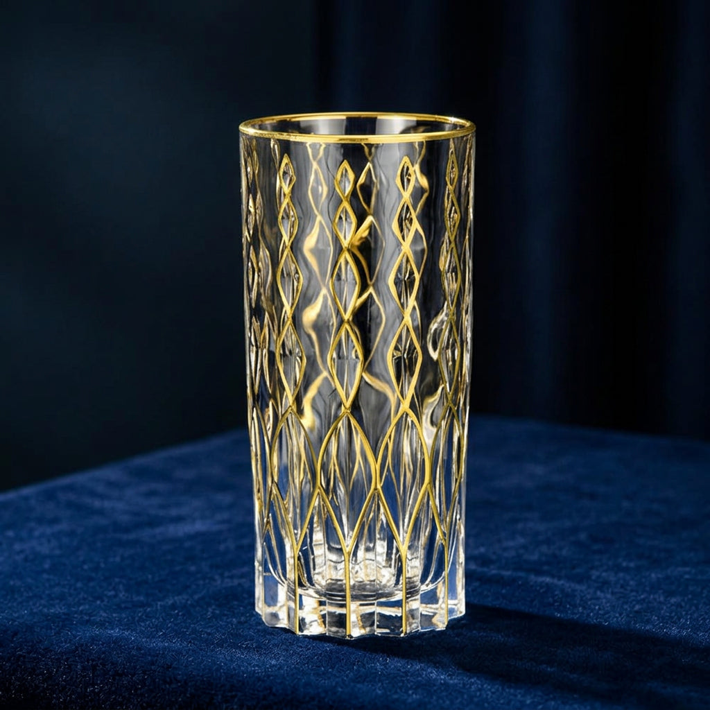 Gilded Hour Whiskey Glass