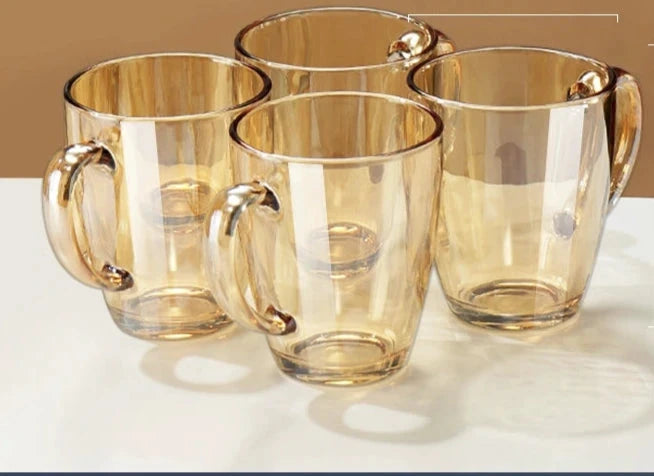 Julia M Lifestyles 380ml Drop-Resistant Tempered Glass Mug Julia M Home & Kitchen