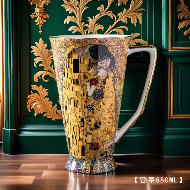 European tea set suit household bone china coffee cup high-end retro British afternoon tea set light luxury coffee set