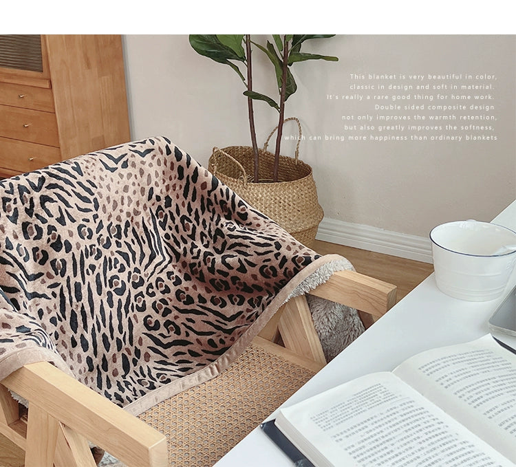 Scandinavian Winter Luxe Coral Fleece Throw Blanket Julia M LifeStyles