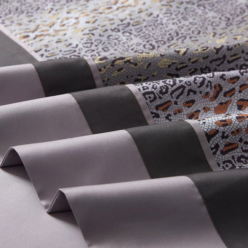 Elegant Geometric 4-Piece Pima Cotton Bed Sheet Set Julia M Home & Kitchen