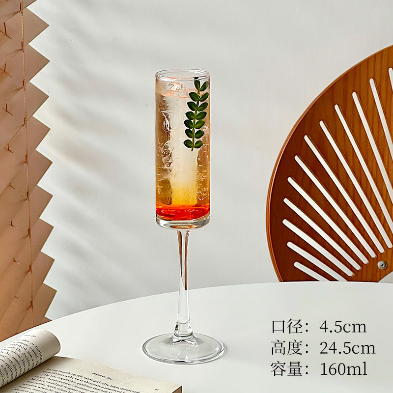 High-Looking Ins-Style Sparkling Champagne Glass, Goblet, Wine Glass, Special Cocktail Glass Set, Glass Cup