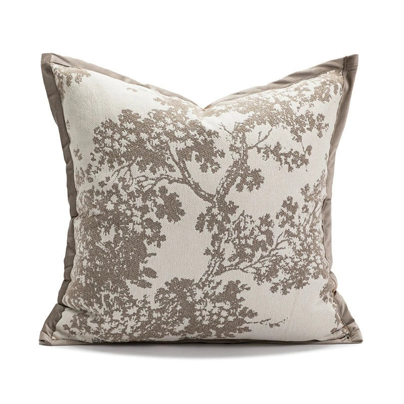 Brown Oatmeal Cream Color Accessible Luxury Living Room Sofa Pillow Cases French Beige Mid-Ancient Pillow Classy Bedside Cushion Julia M Home & Kitchen