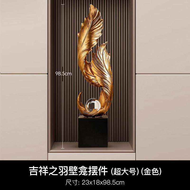 New Chinese-Style Entrance Foyer Wall Niche, Auspicious Wine Cabinet Decorations, Ornaments for the Living Room Next to the Tv Cabinet, Housewarming Gift