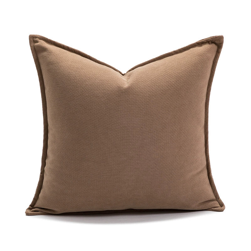Brown Oatmeal Cream Color Accessible Luxury Living Room Sofa Pillow Cases French Beige Mid-Ancient Pillow Classy Bedside Cushion Julia M Home & Kitchen