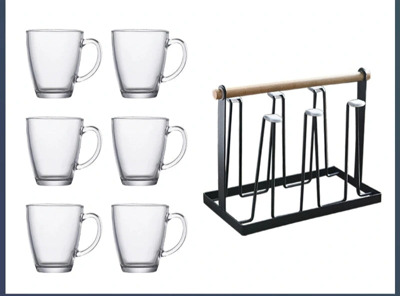 Julia M Lifestyles Drop-Resistant Tempered Glass Mug 380ml - Julia M LifeStyles