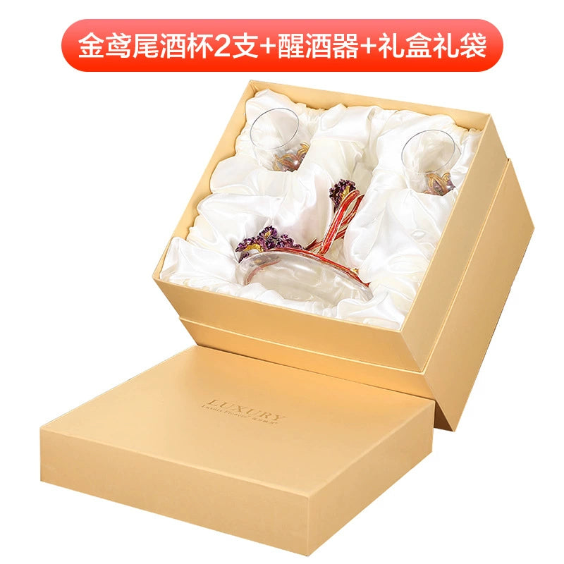 Luxury Crystal Red Wine Decanter Set with Cups by Julia M Home & Kitchen Julia M LifeStyles