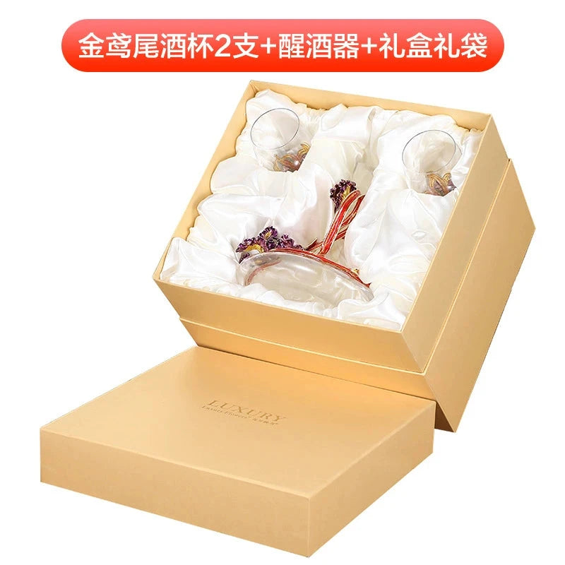 Luxury Crystal Red Wine Decanter Set with Cups by Julia M Home & Kitchen Julia M LifeStyles