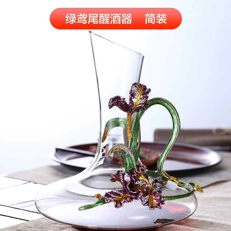 Luxury Crystal Red Wine Decanter Set with Cups by Julia M Home & Kitchen Julia M LifeStyles