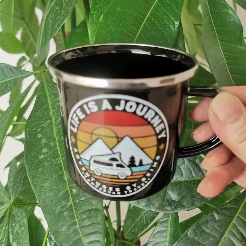 Starry Sky Enamel Tea Container: A Retro Elegance for Connoisseurs Julia M LifeStyles