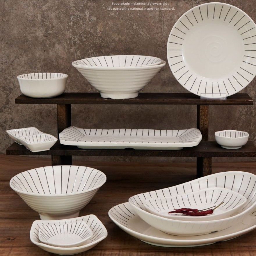 Sora Stripe Melamine Tableware