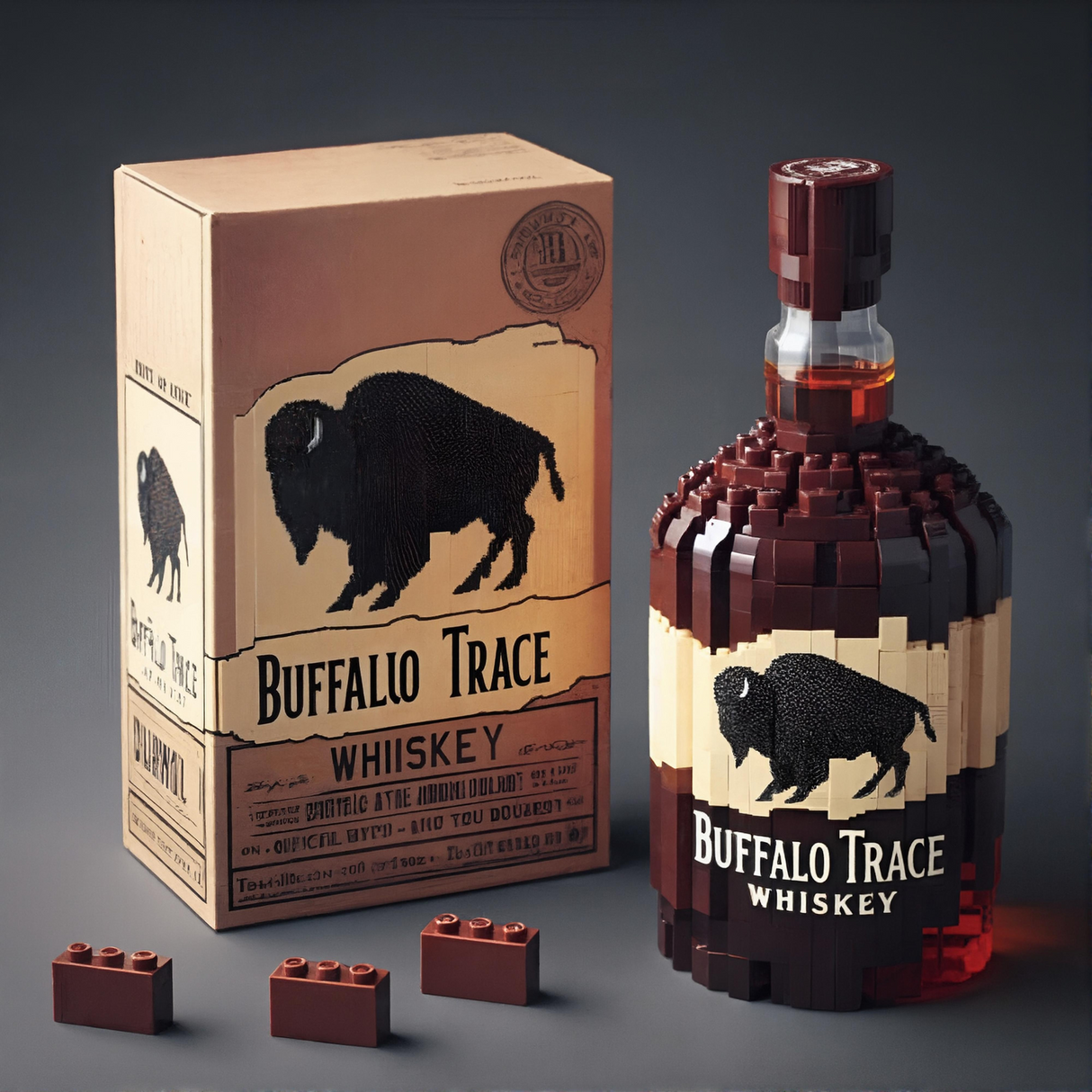 Whisky Bottle Building Blocks - The Luxurious Gift of Creativity