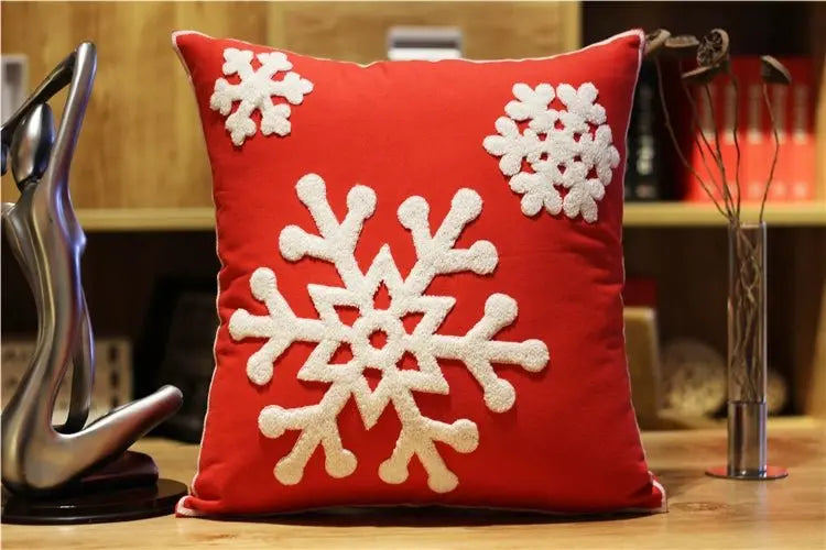 Office New Year Christmas Gift Pillow Embroidery - Julia M LifeStyles