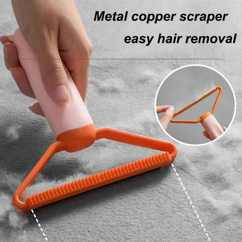 Portable Lint Remover Manual Lint Roller Clothes Brush Tools Clothes Fuzz Fabric Shaver for Woolen Coat Sweater Fluff Remover - Julia M LifeStyles