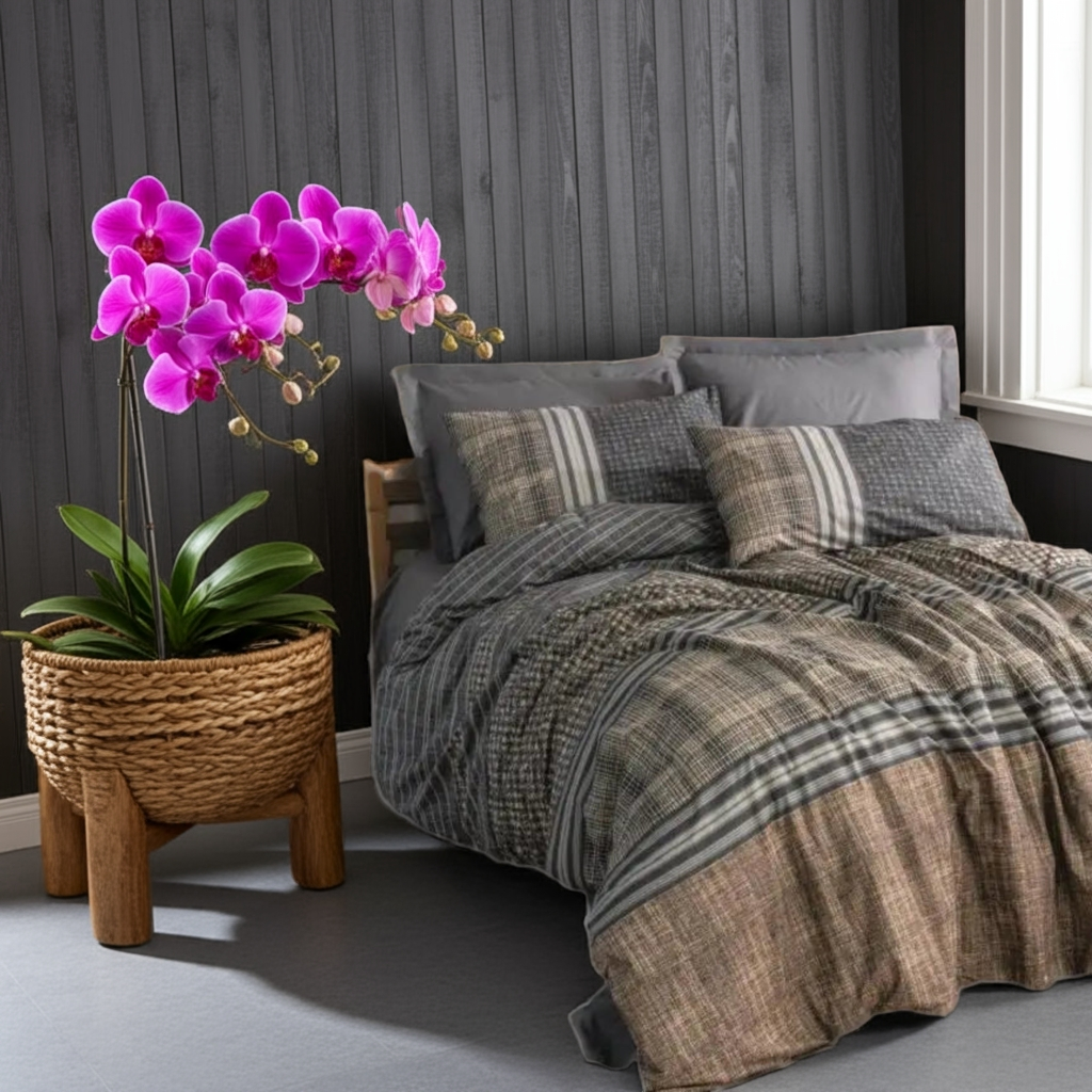 Cotton Box Toprak Timbre Anthracite Single Duvet Cover Set Premium Duvet Covers for Comfort and Style Julia M LifeStyles