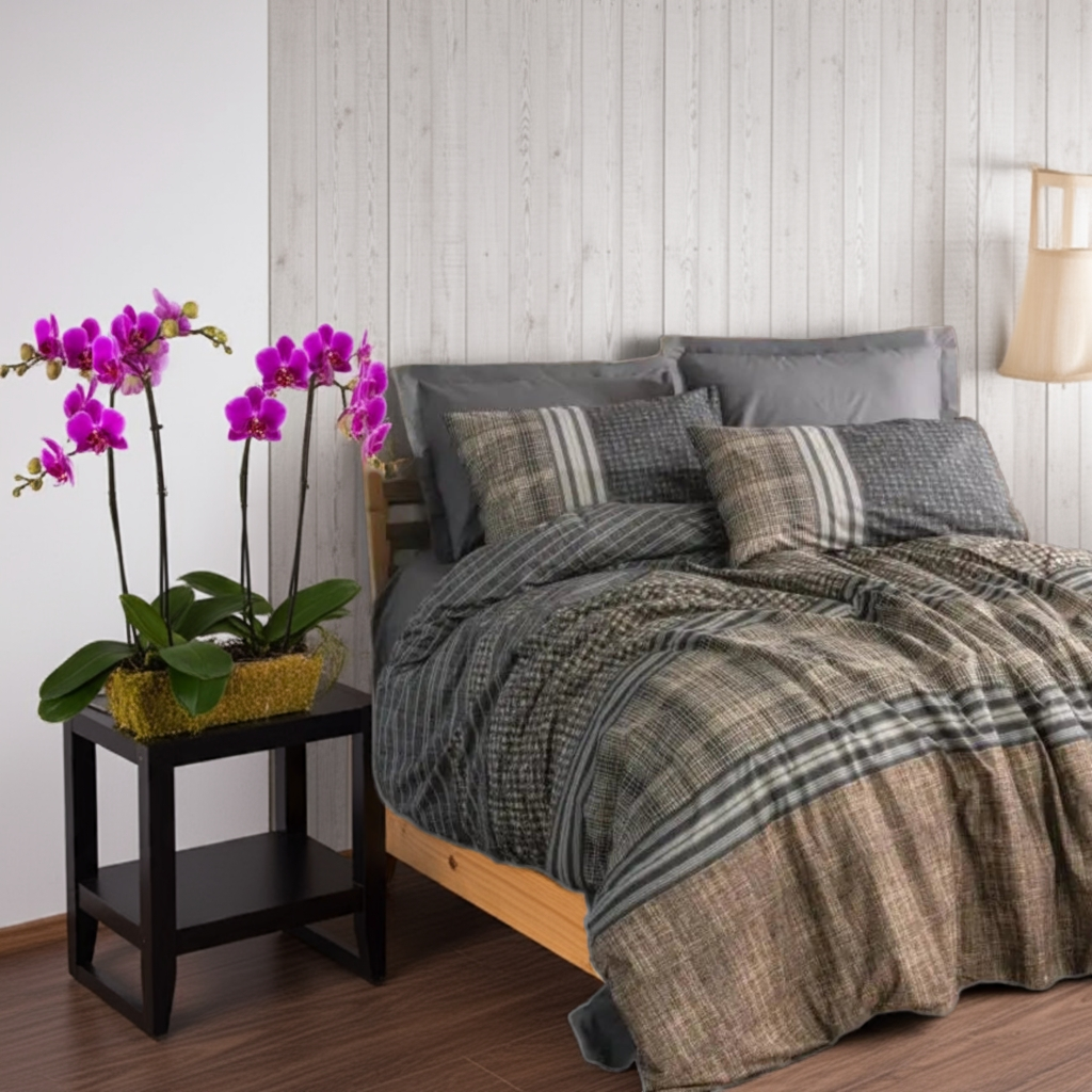 Cotton Box Toprak Timbre Anthracite Single Duvet Cover Set Premium Duvet Covers for Comfort and Style Julia M LifeStyles