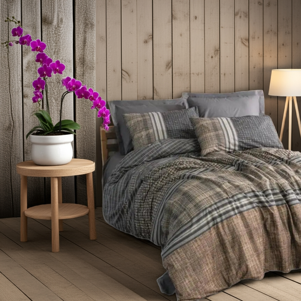 Cotton Box Toprak Timbre Anthracite Single Duvet Cover Set Premium Duvet Covers for Comfort and Style Julia M LifeStyles