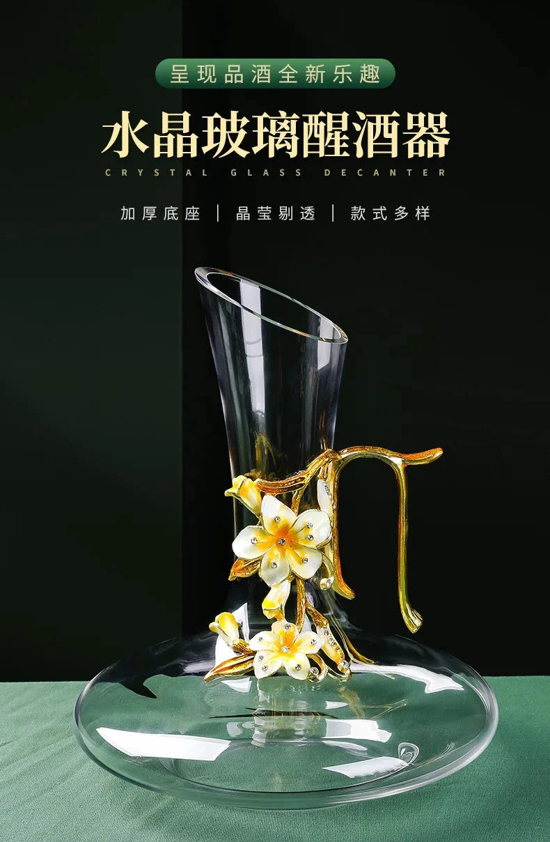 Lily High-End Enamel Red Wine Glass Set Julia M LifeStyles