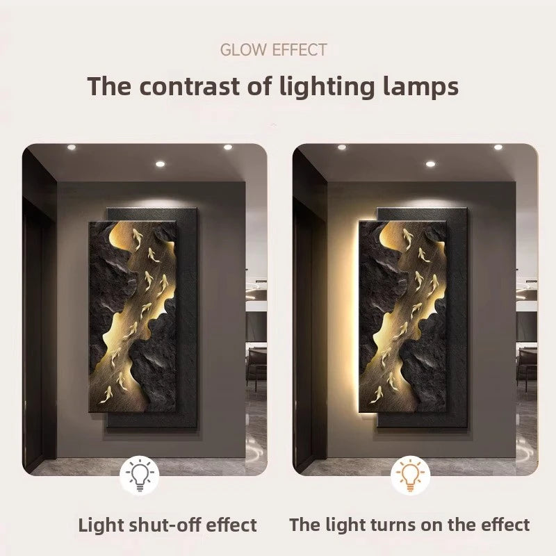 Koi Fish LED Light Wall Lamp - Julia M LifeStyles